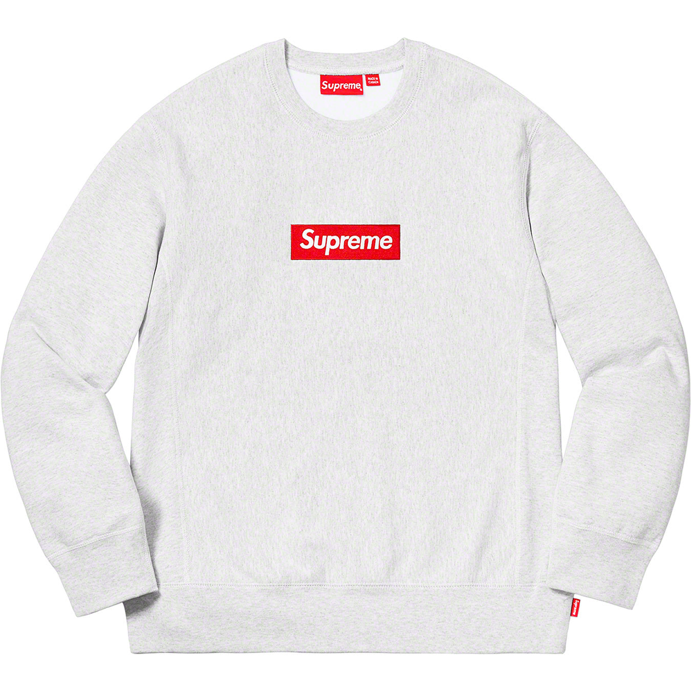 supreme-box-logo-crewneck-fw18-ash-grey-Drip Store Argentina