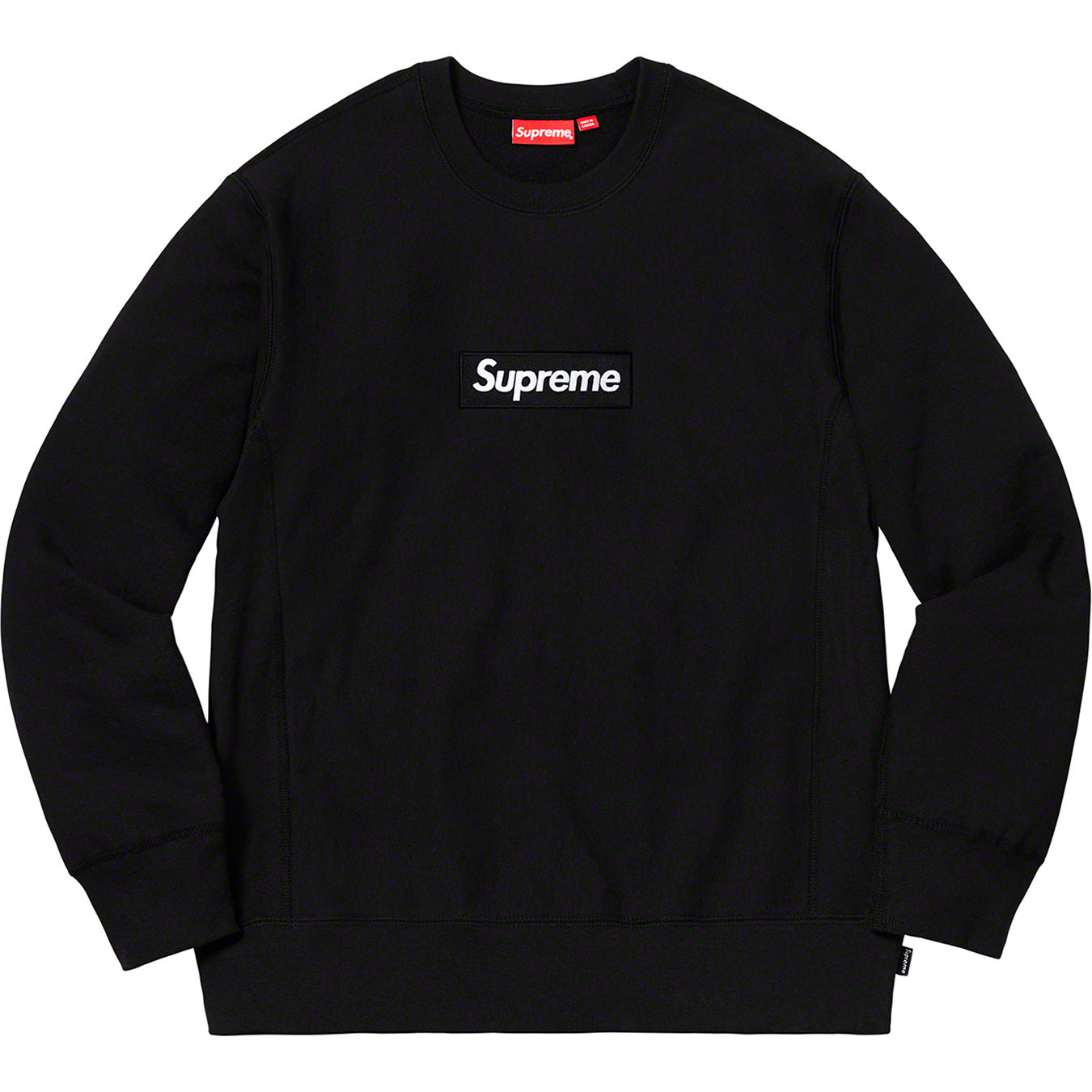 supreme-box-logo-crewneck-fw18-black-Drip Store Argentina