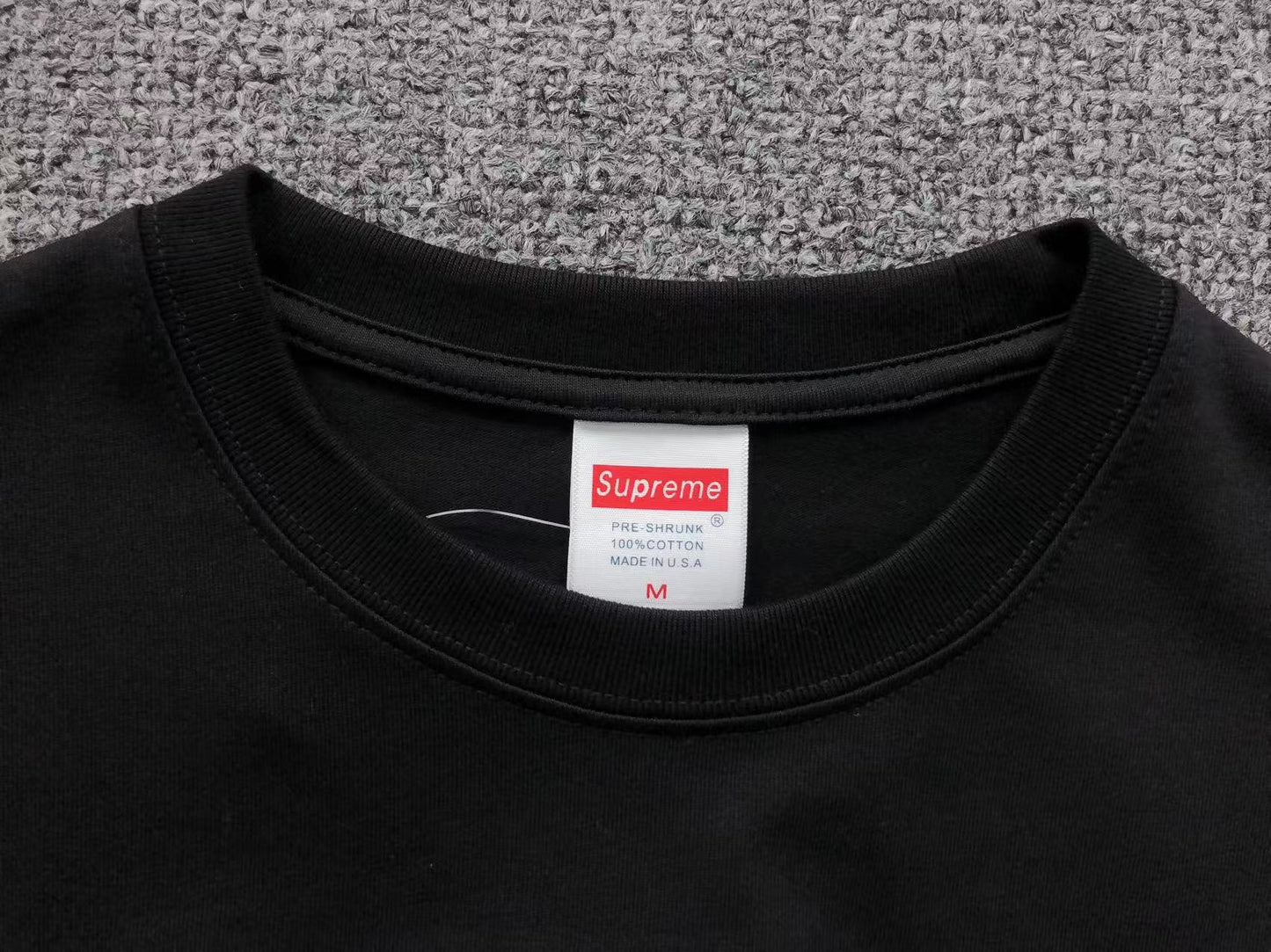 SUPREME SLAP SHOOT TEE BLACK