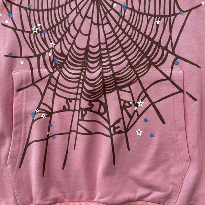 SP5DER OG WEB HOODIE PINK