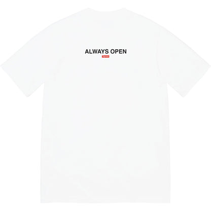 SUPREME GAS TEE WHITE