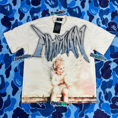 Remera Mixed Emotion Dove Crema L