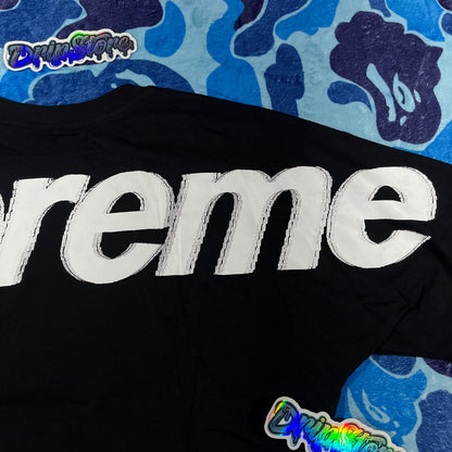 Remera Supreme Intarsia Negra XL