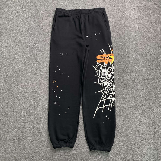 Pantalón Sp5der Heavy Web Negro