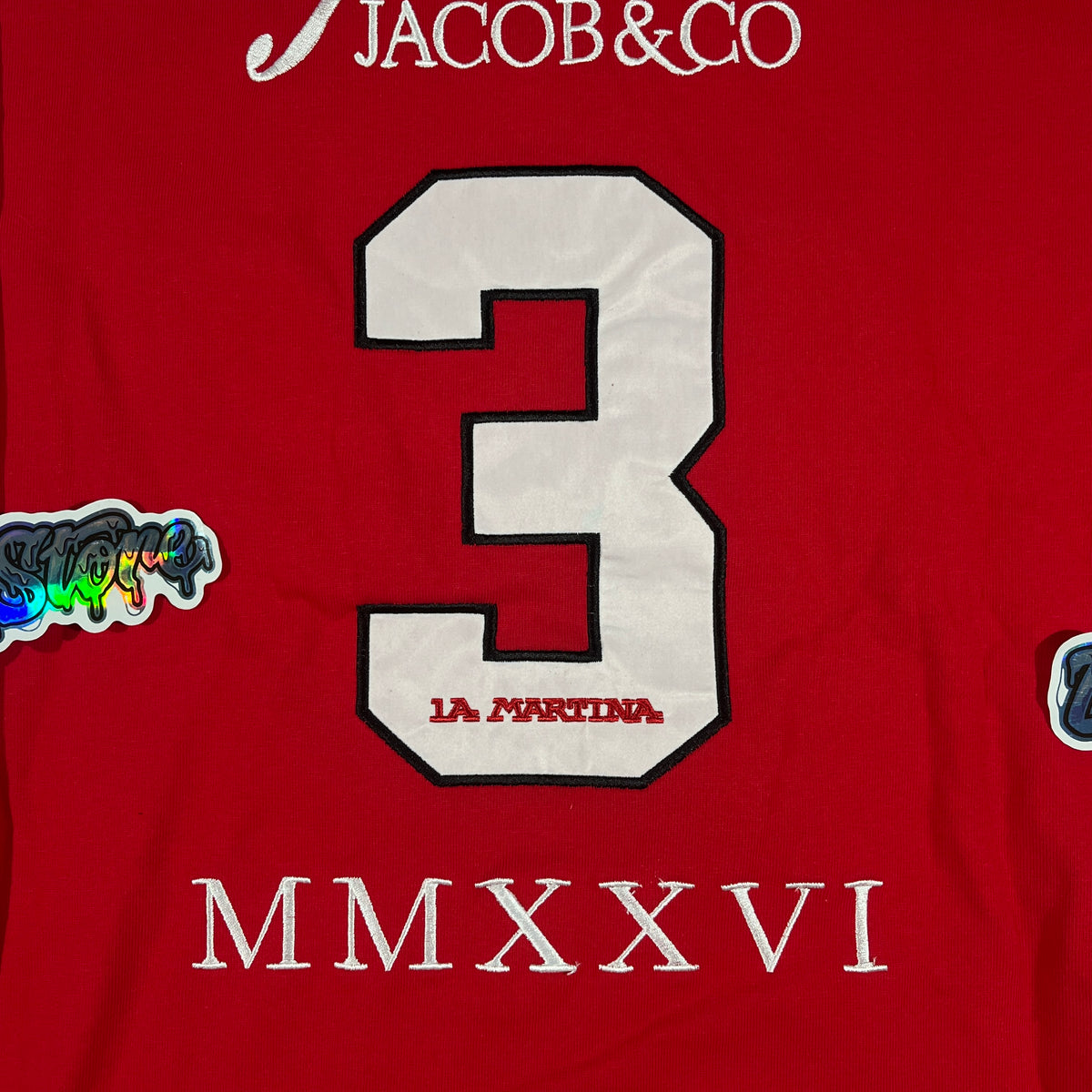 Remera Supreme x La Martina Roja L-XL