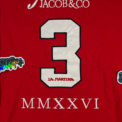 Remera Supreme x La Martina Roja L-XL