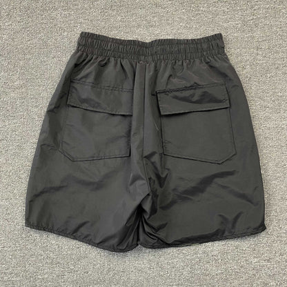 RHUDE RH LOGO SHORTS BLACK