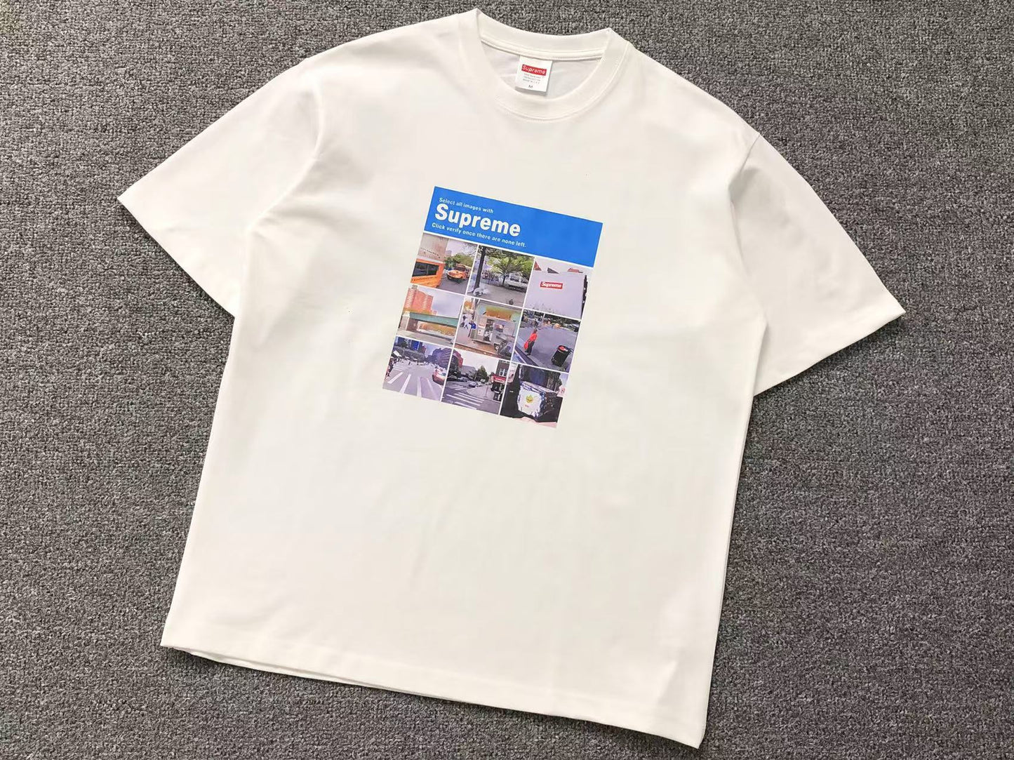 SUPREME VERIFY TEE WHITE