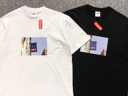 SUPREME BANNER TEE WHITE