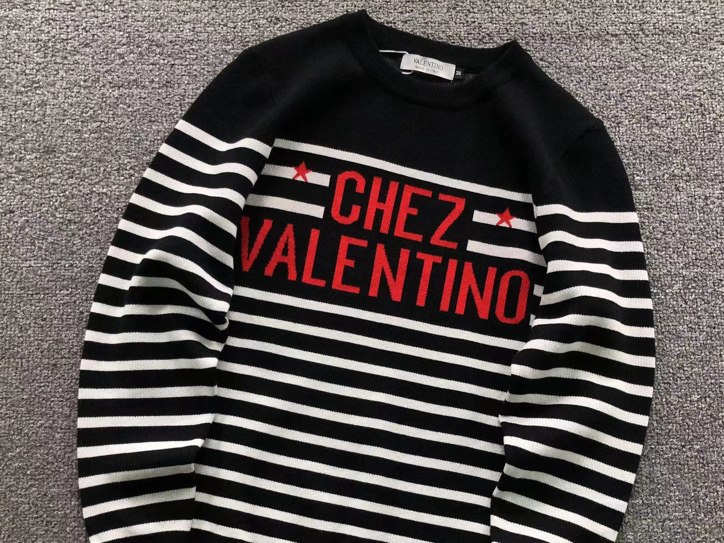 Sweater Valentino Garavani Chez Valentino Stripe 