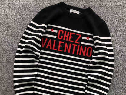 Sweater Valentino Garavani Chez Valentino Stripe 
