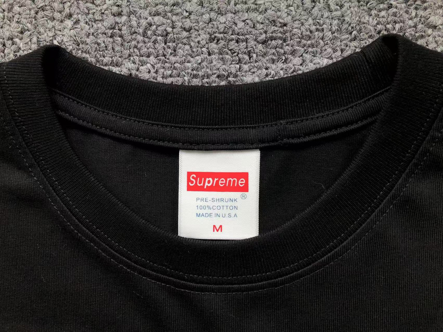 SUPREME THRASHER GAME TEE BLACK