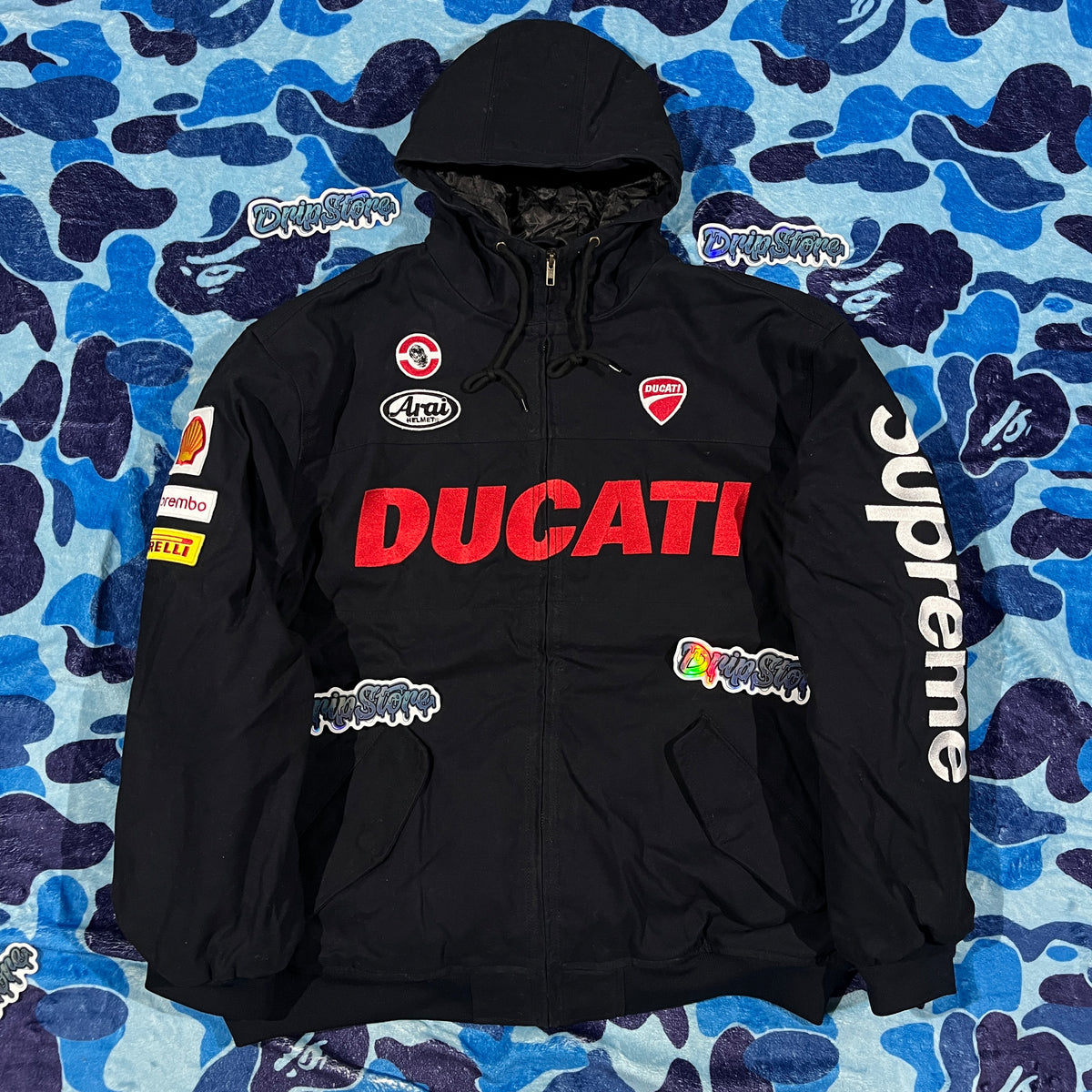 Campera Supreme x Ducati Negra XL