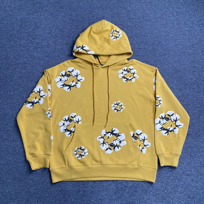 DENIM TEARS X CPFM CACTUS TEARS WREATH HOODIE YELLOW