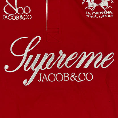 Remera Supreme x La Martina Roja L-XL
