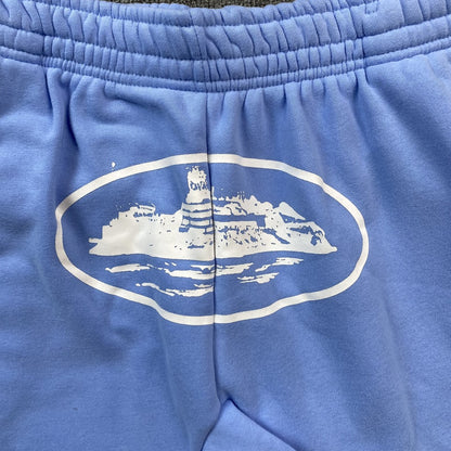 CORTEIZ ALCATRAZ SHORTS BABY BLUE