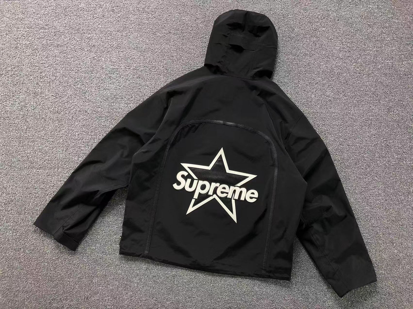 Campera Supreme Vanson Leathers GORE-TEX Shell Negra
