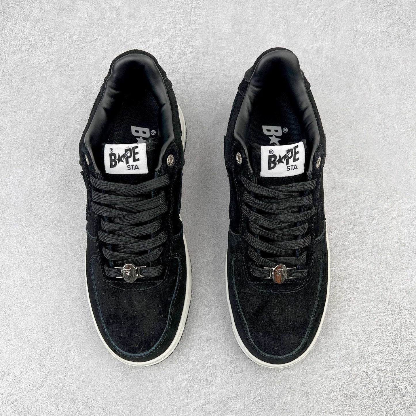 A Bathing Ape Bape Sta Suede Negro
