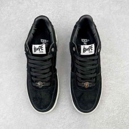 A Bathing Ape Bape Sta Suede Negro