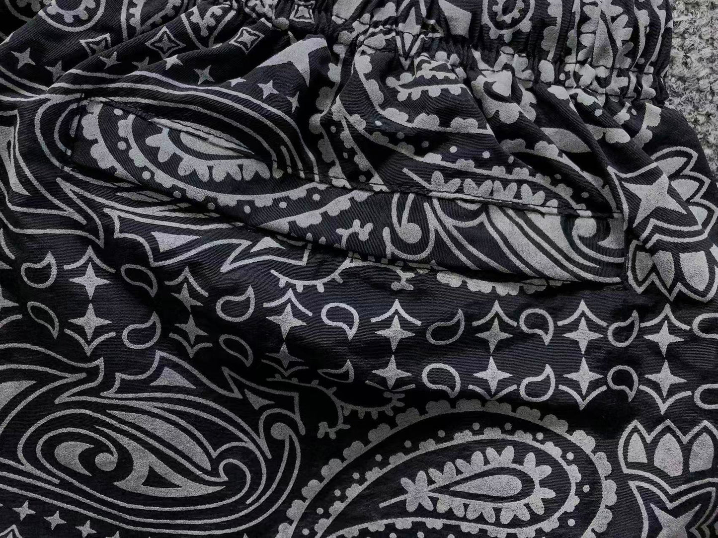 Pantalón Supreme Reflective Bandana Negro