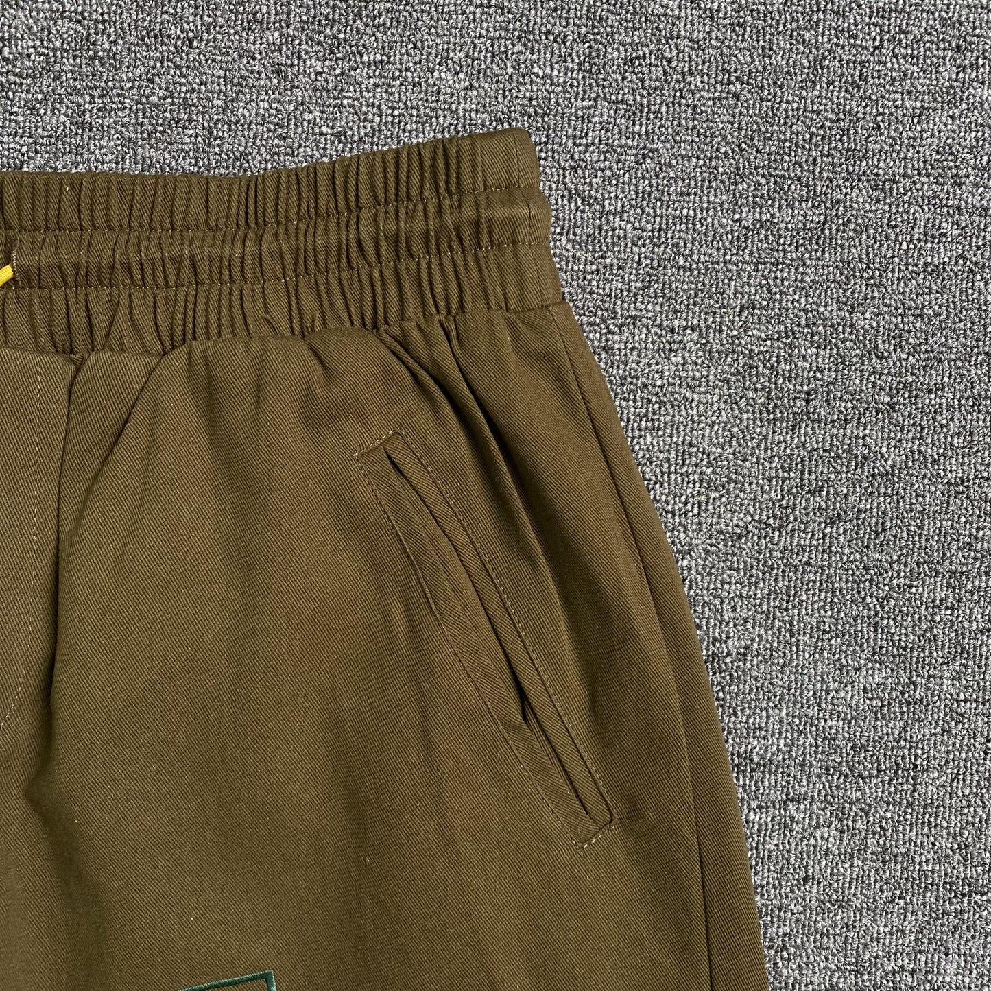 RHUDE X LAMBORGHINI SHORTS BROWN