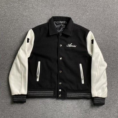 AMIRI BONES BOMBER JACKET BLACK