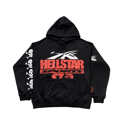 HELLSTAR IF YOU DONT LIKE US BEAT US HOODIE BLACK