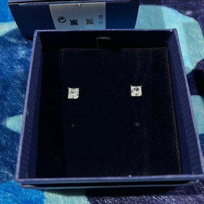 Aros Swarovski Attract Plateado