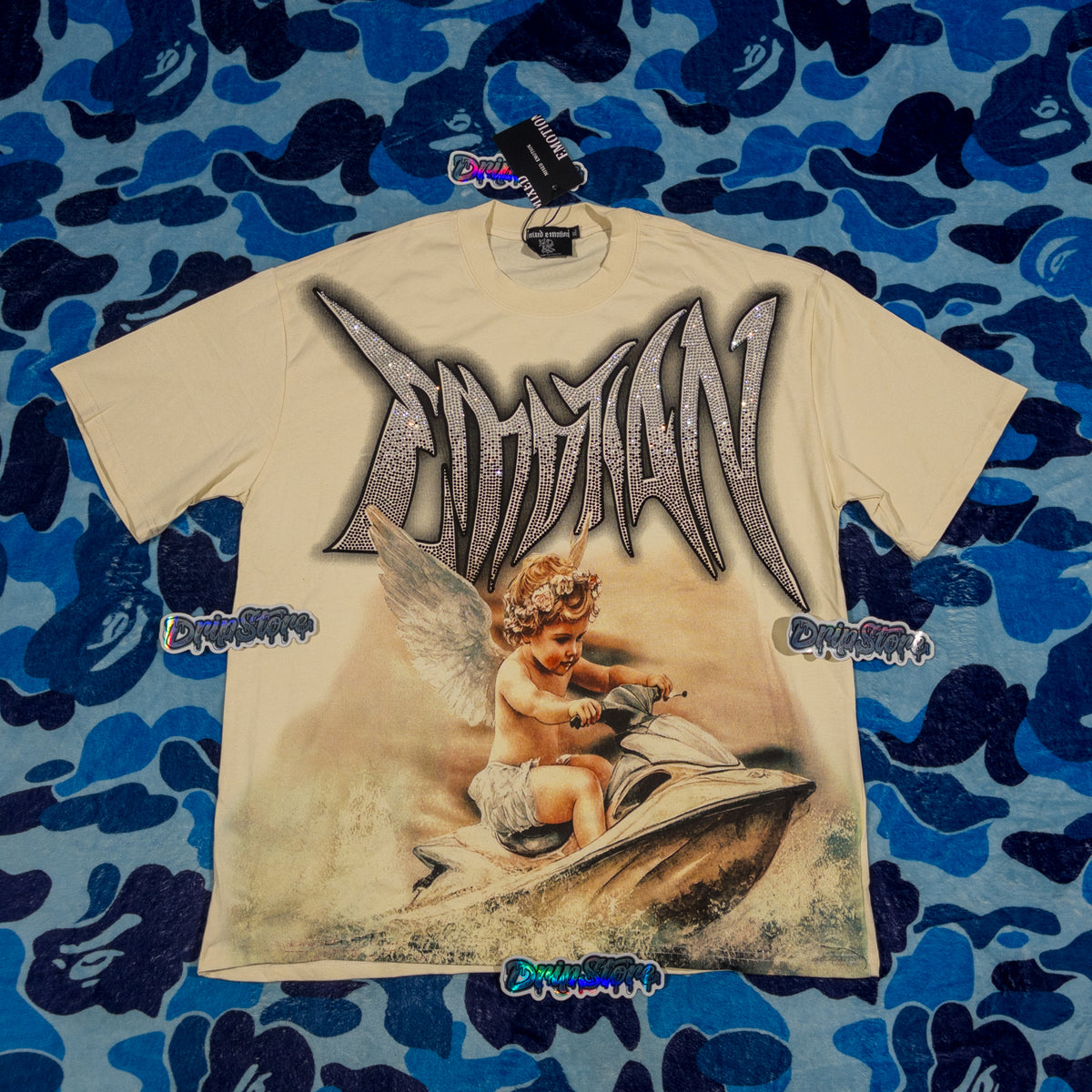 Remera Mixed Emotion Jetski Crema L-XL