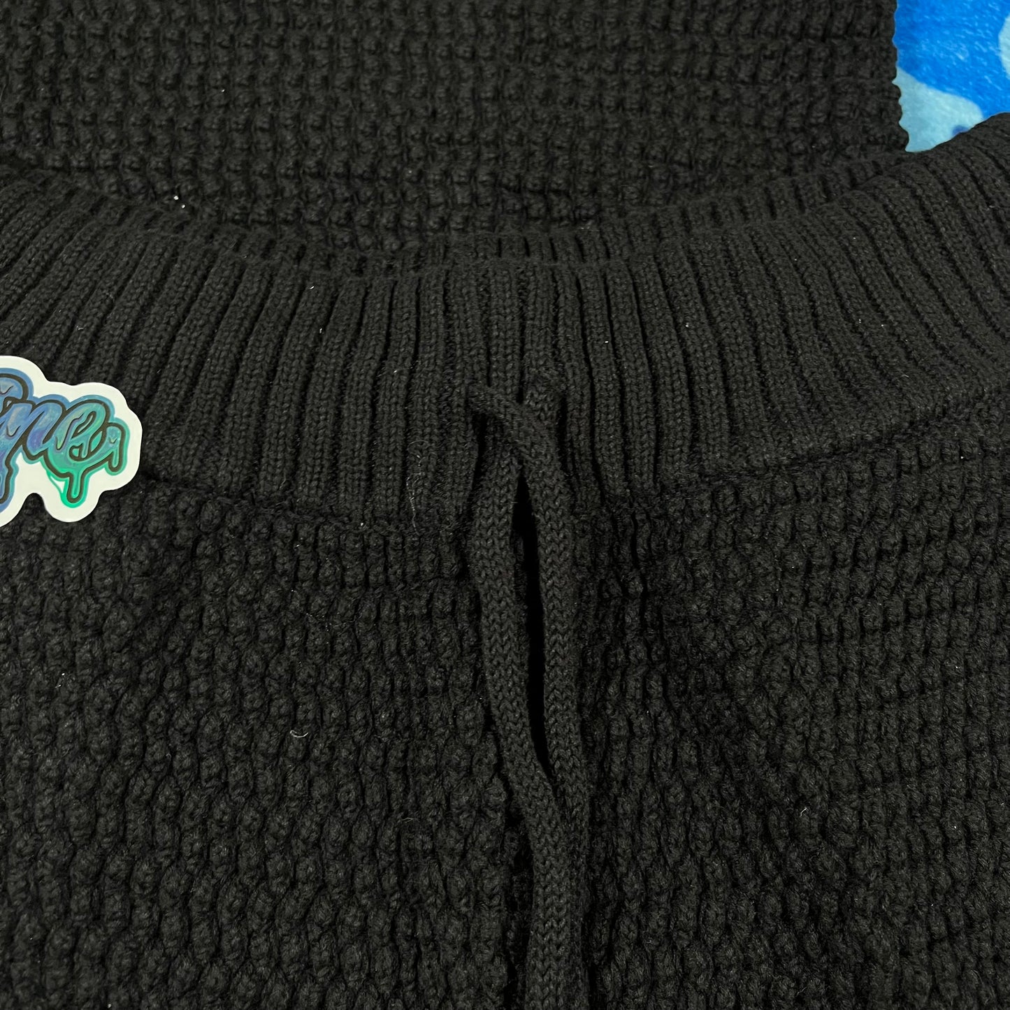 Conjunto Casablanca Crochet Negro Verde XXL