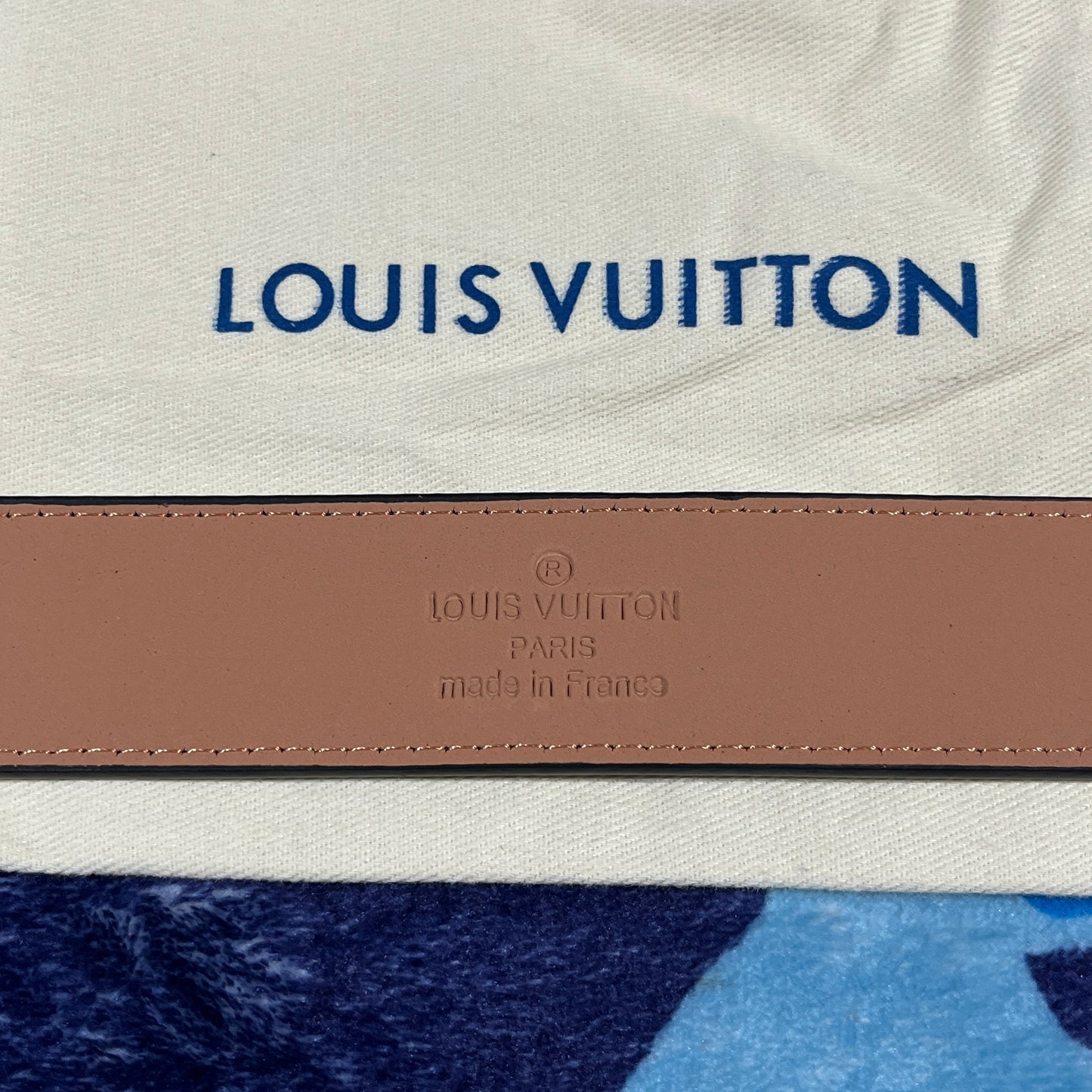 Cinturon LV Monogram Negro/Dorado