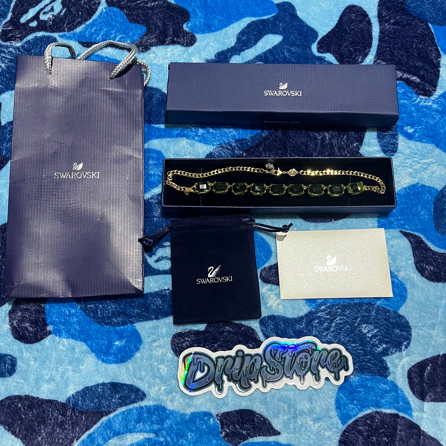 Collar Swarovski Millenia Verde