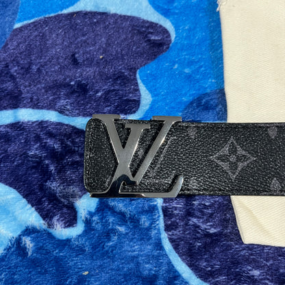 Cinturon LV Monogram Negro/Plateado