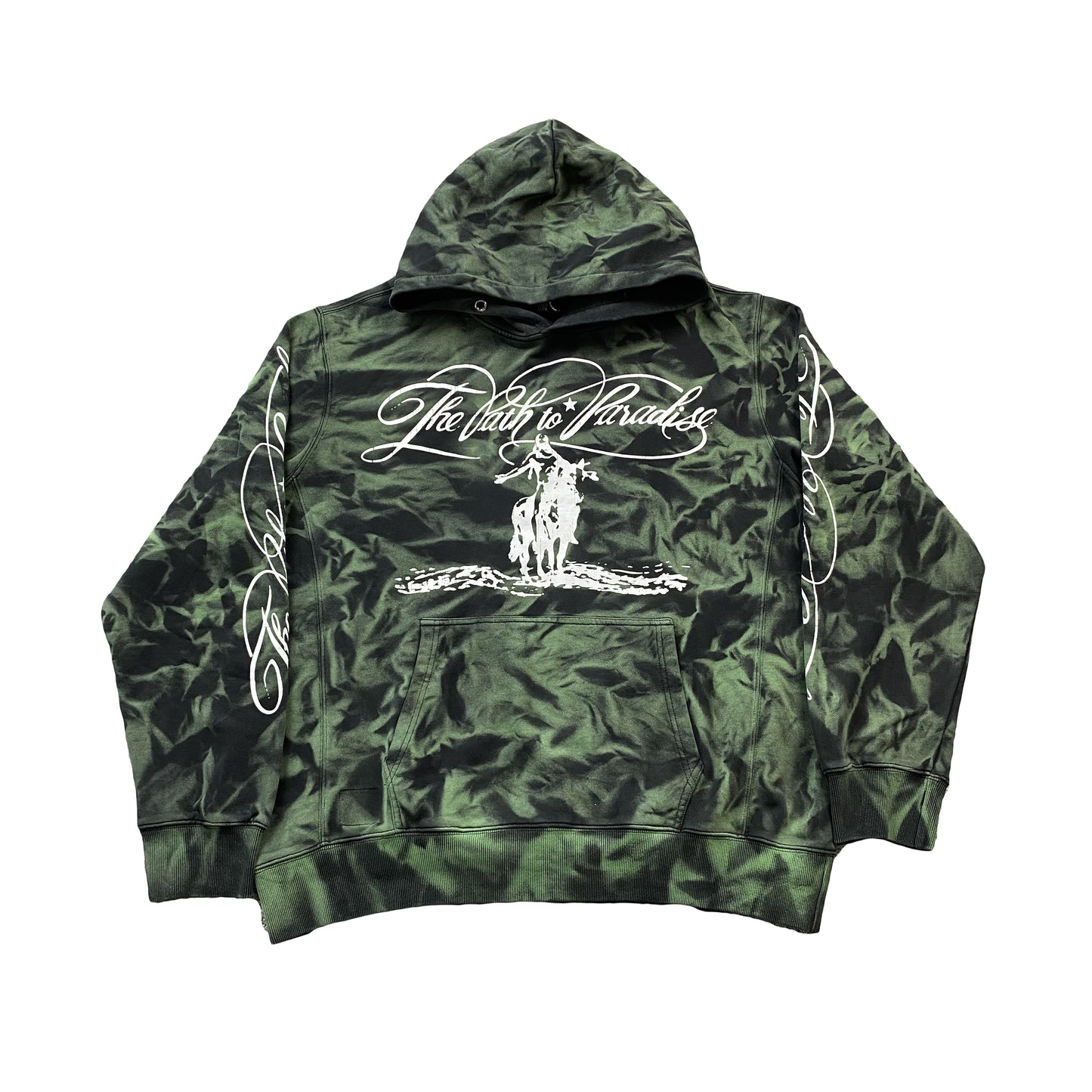 HELLSTAR PATH TO PARADISE HOODIE MARBLE GREEN