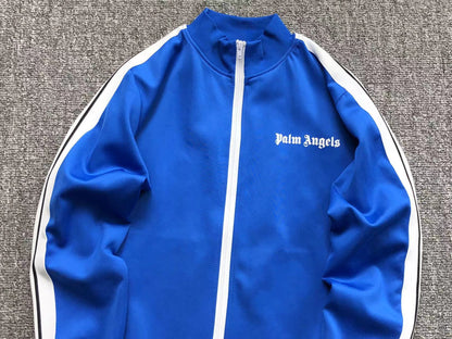 PALM ANGELS CLASSIC TRACK JACKET BLUE