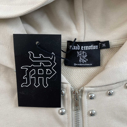 Campera Mixed Emotion Crown Crema