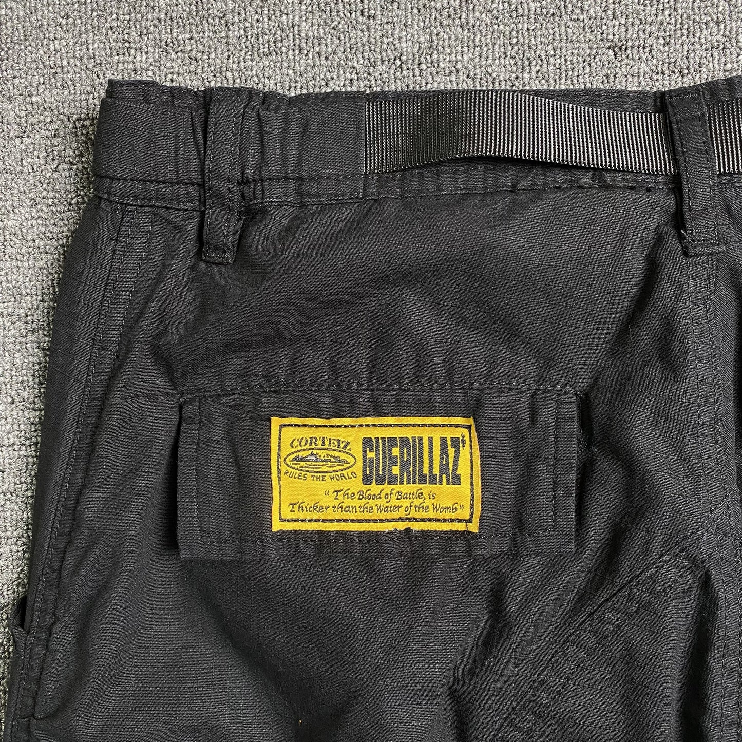 CORTEIZ GUERILLAZ CARGOS BLACK