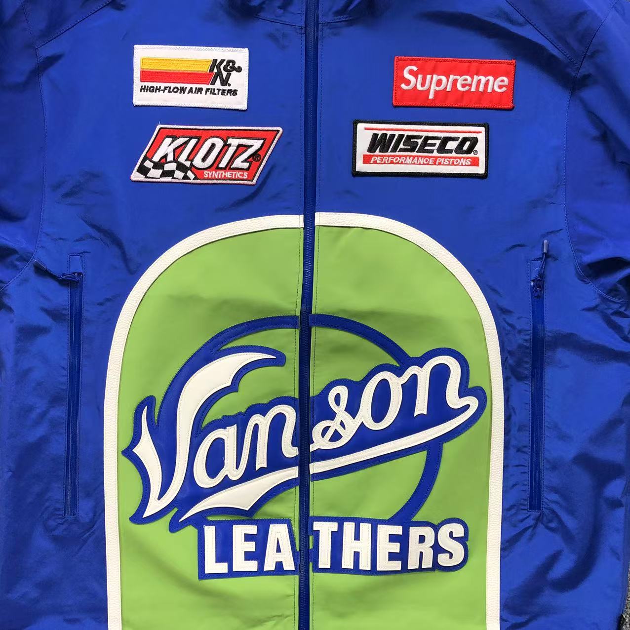 Campera Supreme Vanson Leathers GORE-TEX Shell Royal