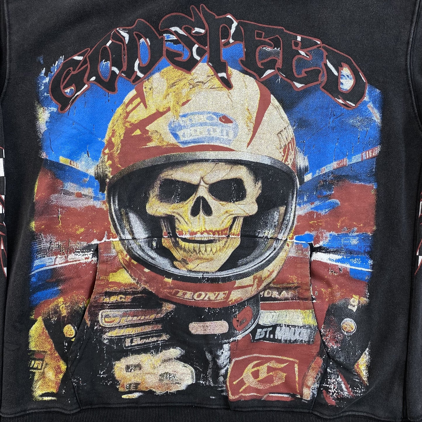 Buzo Godspeed Racer Goldie Negro
