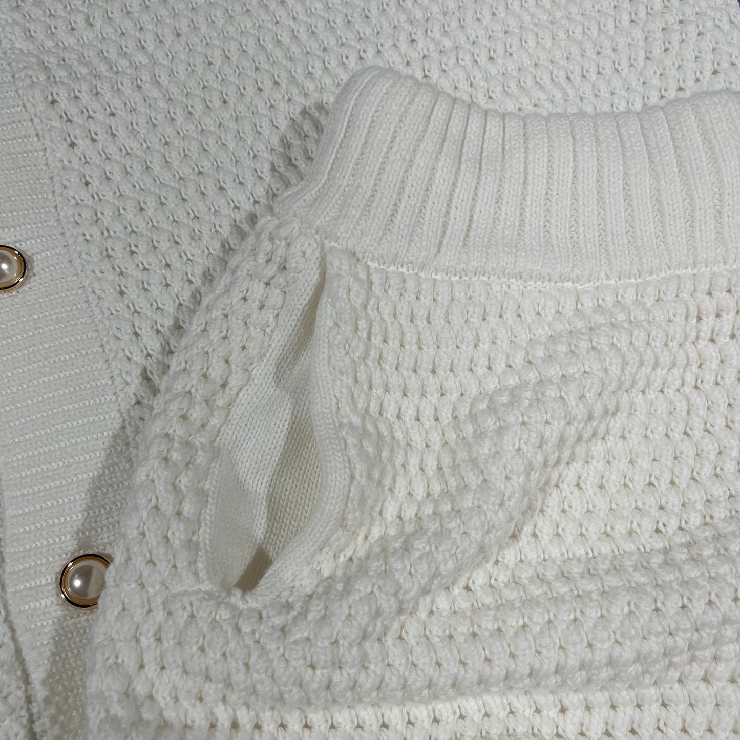 Conjunto Casablanca Crochet Blanco Celeste XXL