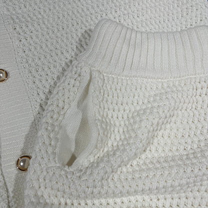 Conjunto Casablanca Crochet Blanco Celeste XXL