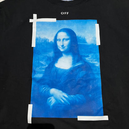 OFF-WHITE MONA LISA OVERSIZED T-SHIRT BLACK