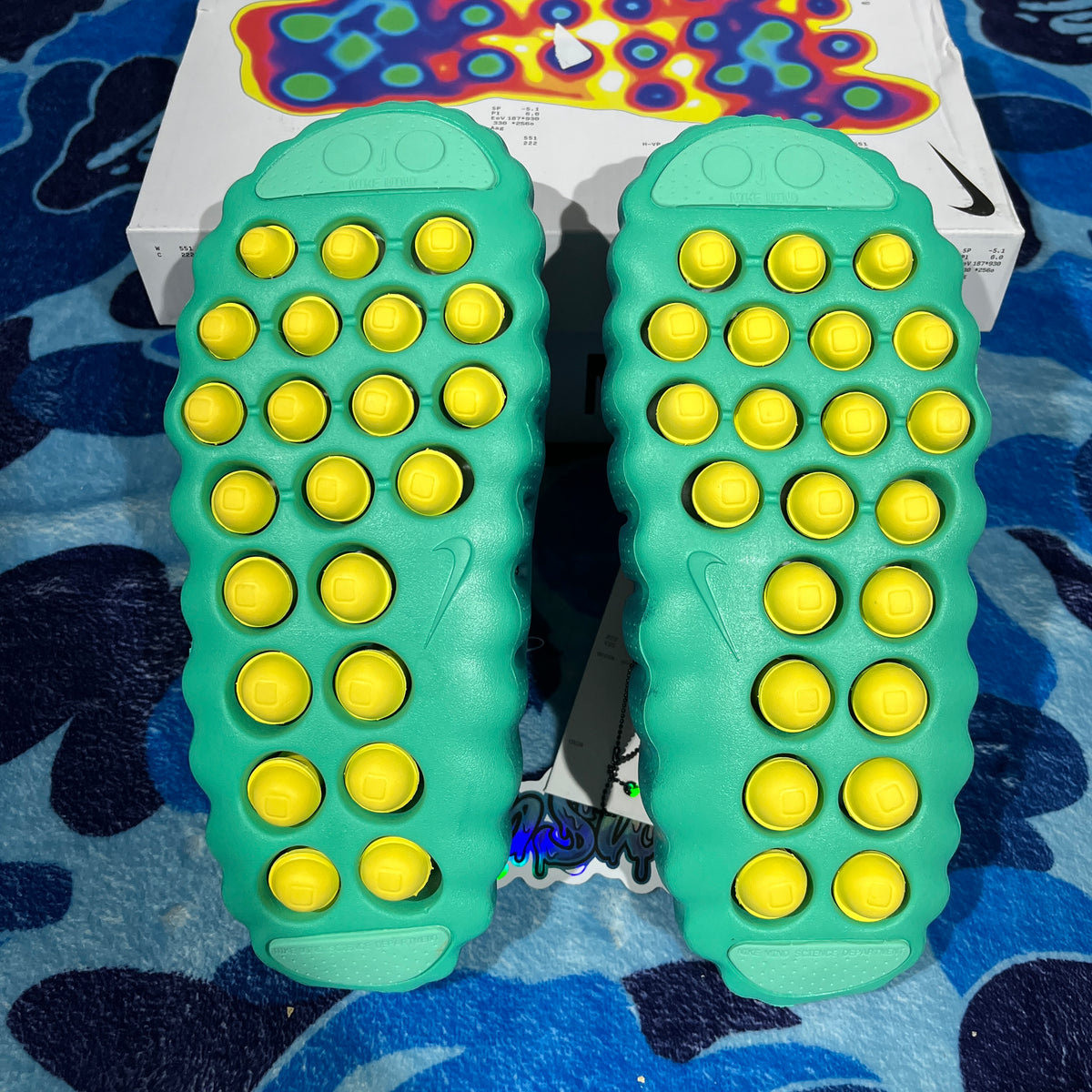 Nike Mind 001 Slide Geode Teal Light Menta