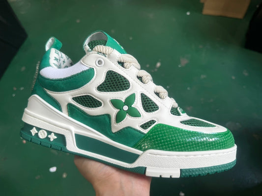 Louis Vuitton Skate Sneaker Verde Blanco