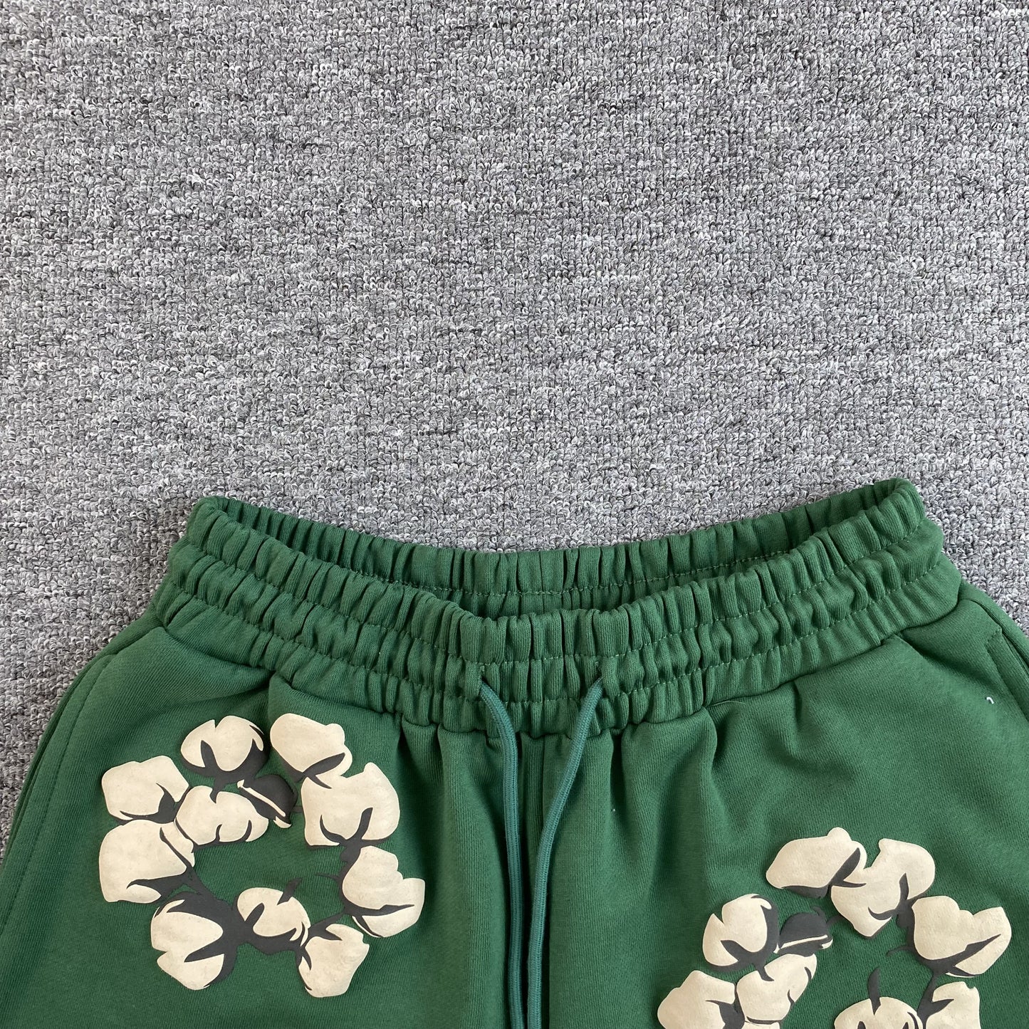 DENIM TEARS X CPFM CACTUS TEARS WREATH SHORTS GREEN