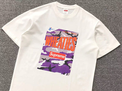 SUPREME WHEATIES TEE WHITE