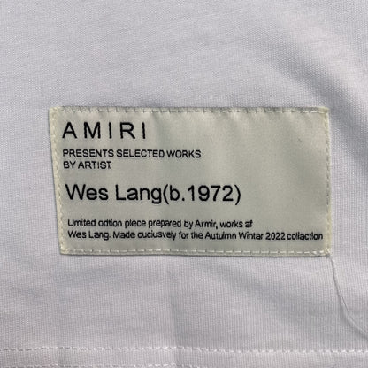 AMIRI X WES LANG SOLAR KINGS TEE WHITE