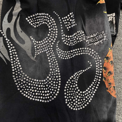 Remera Hellstar Screaming Kid Negra