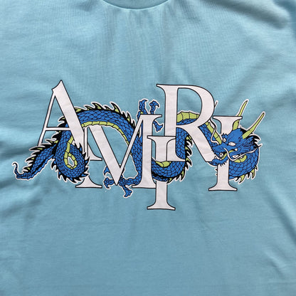 AMIRI DRAGON TEE BLUE