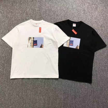 SUPREME BANNER TEE WHITE